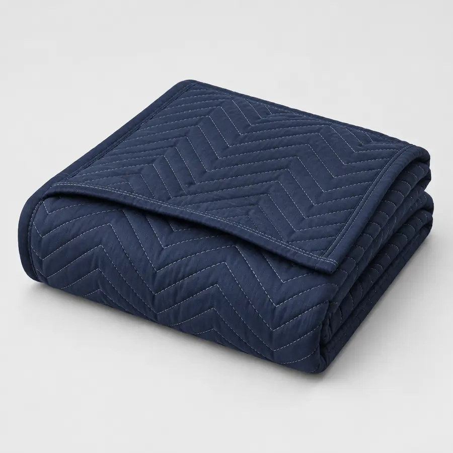 Couverture de déménagement matelassée bleu marine